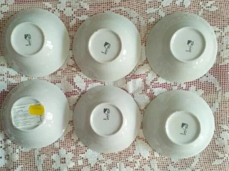 Новые Салатница, тарелка , пиала, конфетница 6 штук