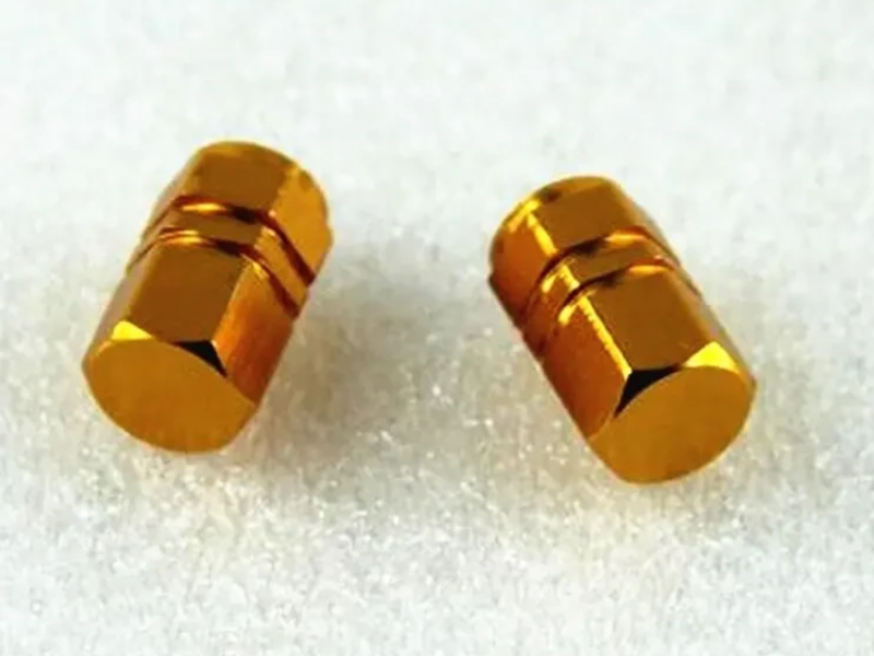 Алюминиевые колпачки на ниппель шины авто/вело/мото (4 шт)