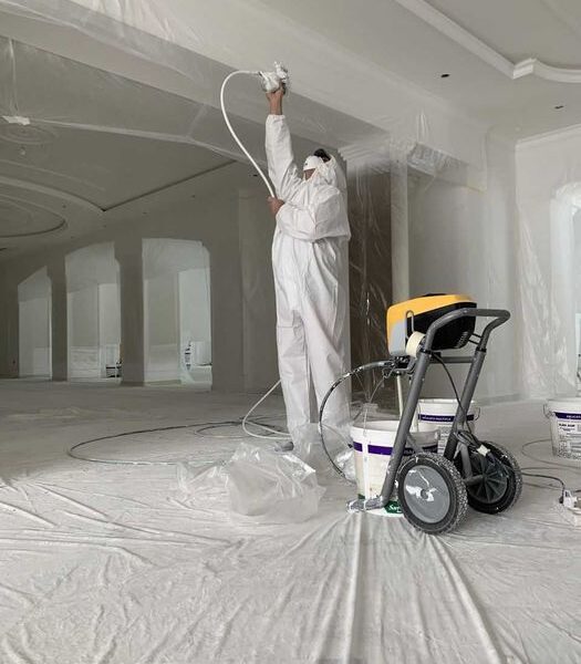 Безвоздушне Фарбування - стін, стелі , колон - висока якість