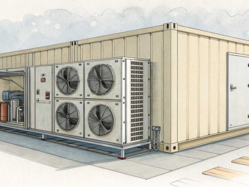 Холодильна камера, морозильна камера, шокова заморозка - промислові