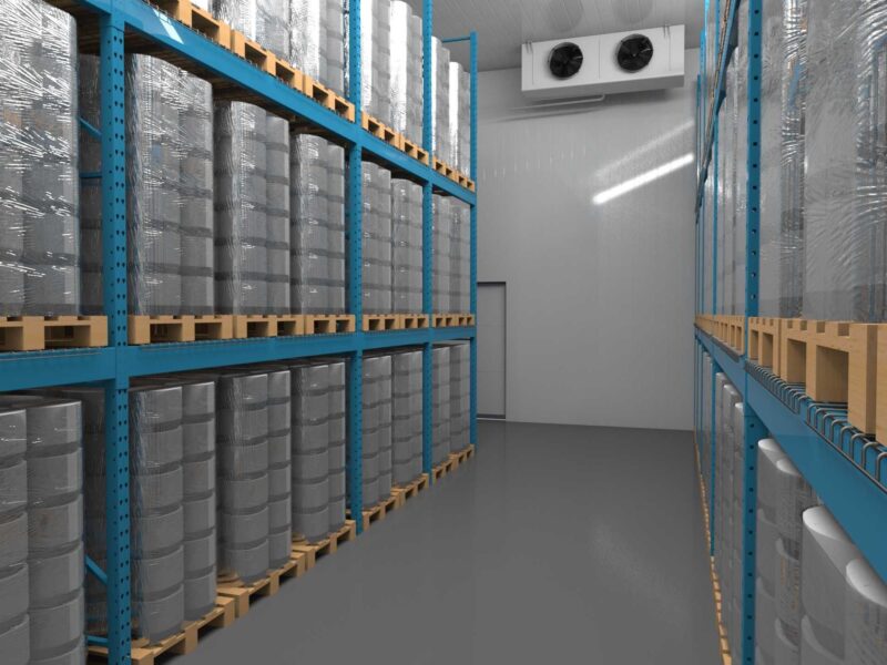 Камера заморозки/хранения молочной продукции - установка с оборудованием под ключ