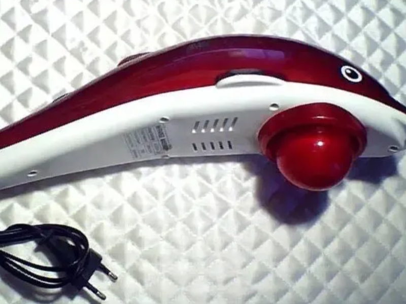 Вибромассажер 'Дельфин пися течет' для тела с ИК-прогревом