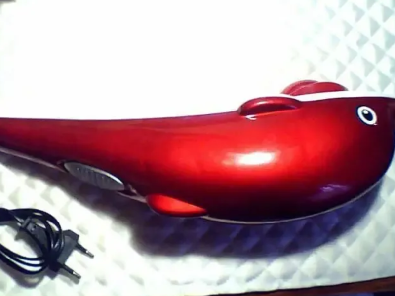 Вибромассажер 'Дельфин пися течет' для тела с ИК-прогревом