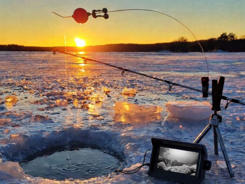 Профессиональная HD-подводная камера для рыбалки с монитором 4.3" и кабелем 15 м