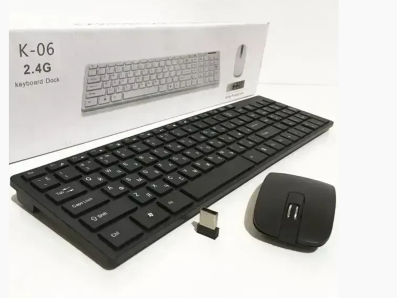 Нова бездротова клавіатура та мишка