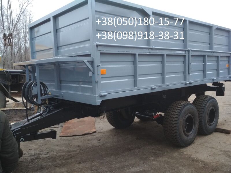 Причіп тракторний НТС -12 з гідравлічним стоянковим гальмом.