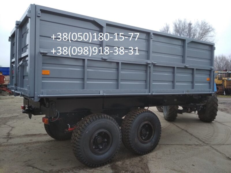 Причіп тракторний НТС -12 з гідравлічним стоянковим гальмом.