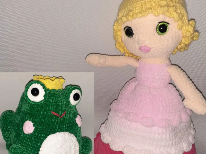 Двостороння лялька перевертень Царівна-жаба.