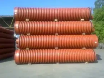 Трубы гофрированные для наружной канализации