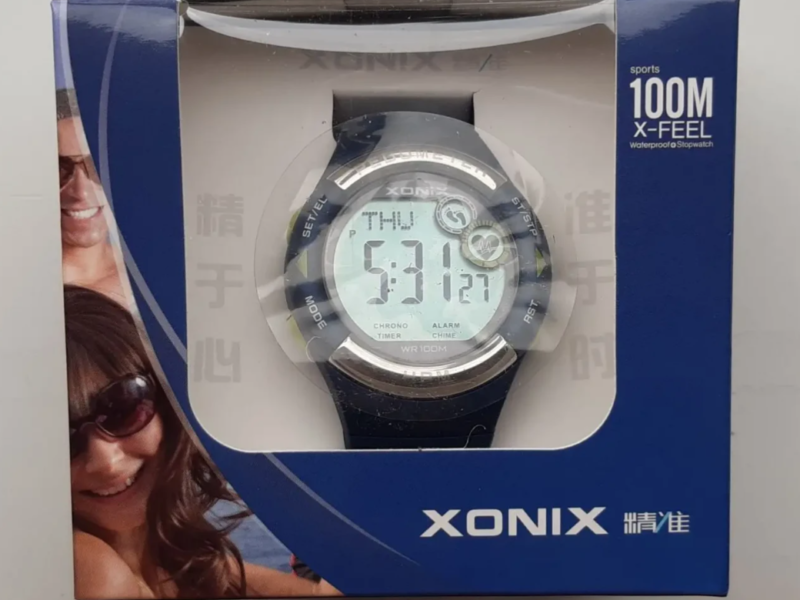 Часы смарт Xonix HRM3-004 синий 3D Pedometr, пульсометр, ИМТ, калории.