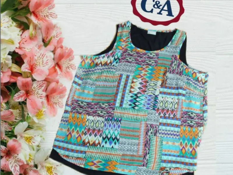 ca canda Красивая женская майка двойная вискоза 54-56