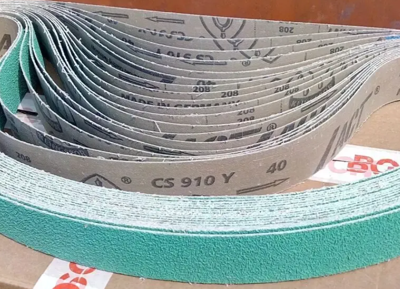 Шлифовальная лента для гриндера Klingspor Cs910y керамика все размеры