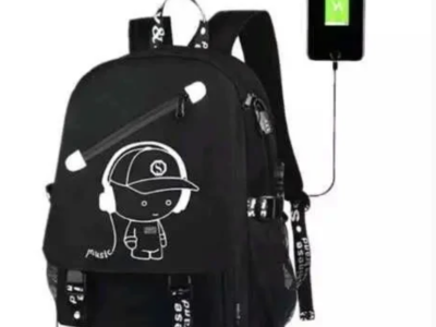 Водонепроникний рюкзак Music 3 USB, що світиться в темряві,