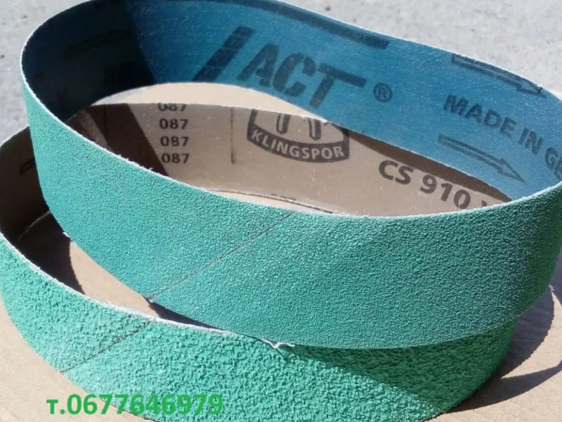 Шлифовальная лента для гриндера Klingspor Cs910y керамика все размеры