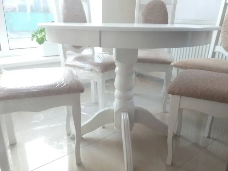 Меблі для ресторанів, Стіл Круглий Аврора на одній нозі