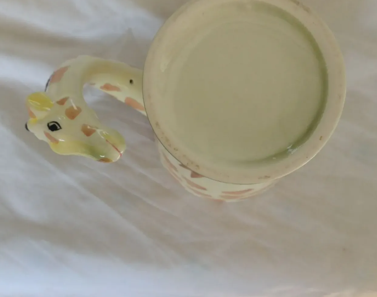 Чашка "Жираф" 3Д ручная работа