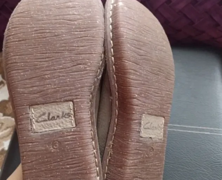 Clarks artisan Удобные женские туфли на шнурке кожа серые