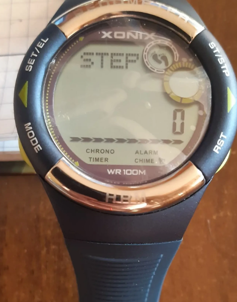 Часы смарт Xonix HRM3-004 синий 3D Pedometr, пульсометр, ИМТ, калории.