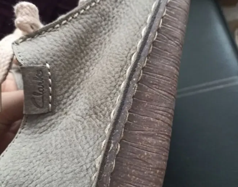 Clarks artisan Удобные женские туфли на шнурке кожа серые