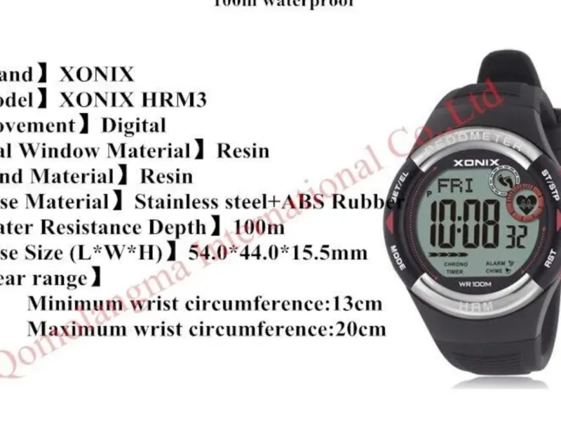 Часы смарт Xonix HRM3-004 синий 3D Pedometr, пульсометр, ИМТ, калории.