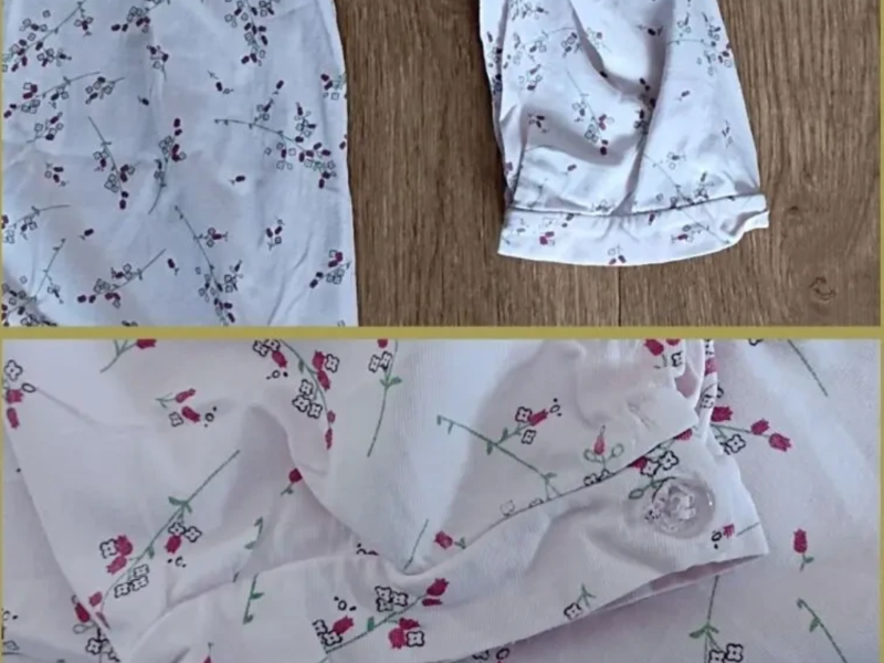 Ellen Amber Ночная рубашка женская трикотажная длинный рукав хлопок L