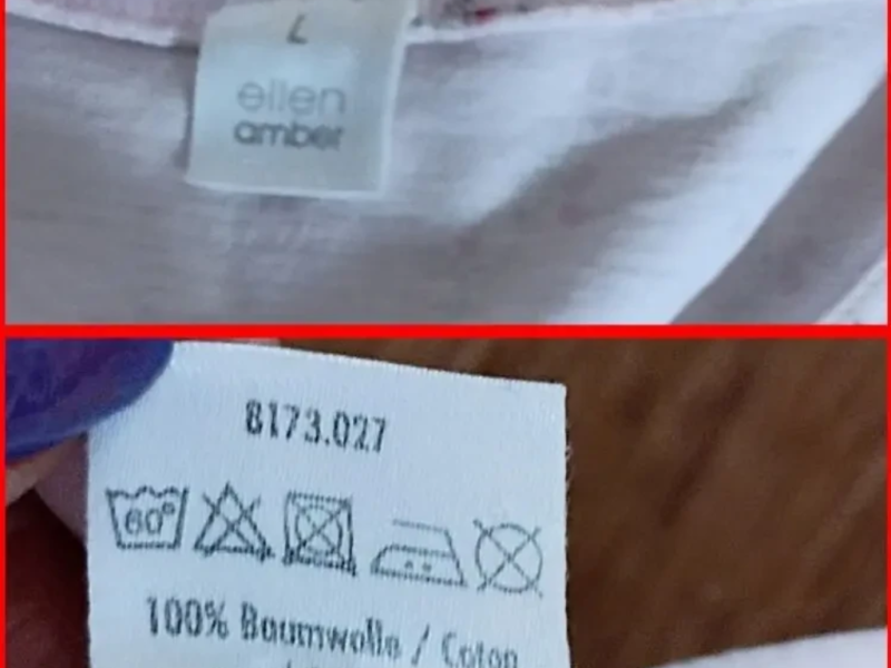 Ellen Amber Ночная рубашка женская трикотажная длинный рукав хлопок L